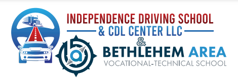 Independece Driving School and Bethlehem Area Vocational-Technical School Logo